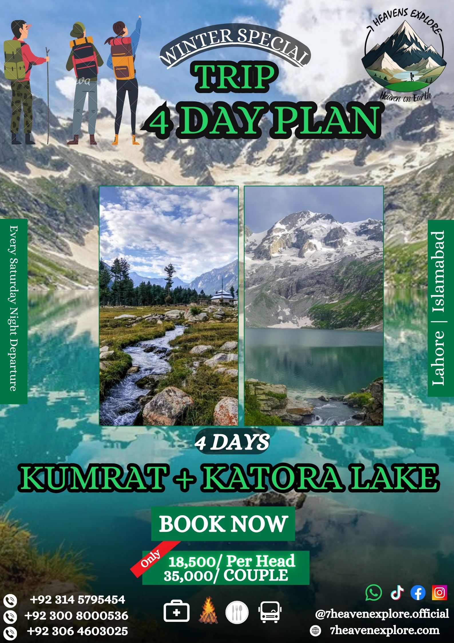 4 Days Tour To KUMRAT+KATORA LAKE